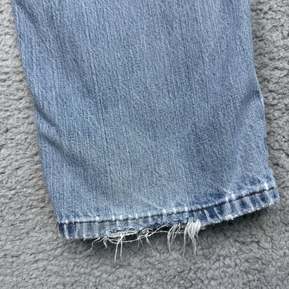 Harley-Davidson Jeans Mens 42x34 Blue Straight Leg Denim Distressed Motorcycle - Picture 10 of 15